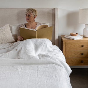 Josie Queen Bed - Cream