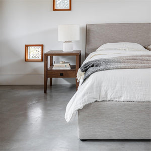 Hara 1 Drawer Accent Table - Frozen Walnut