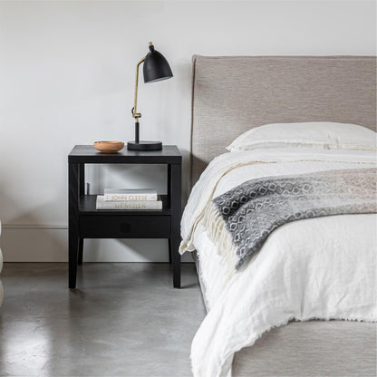 Hara 1 Drawer Accent Table - Black