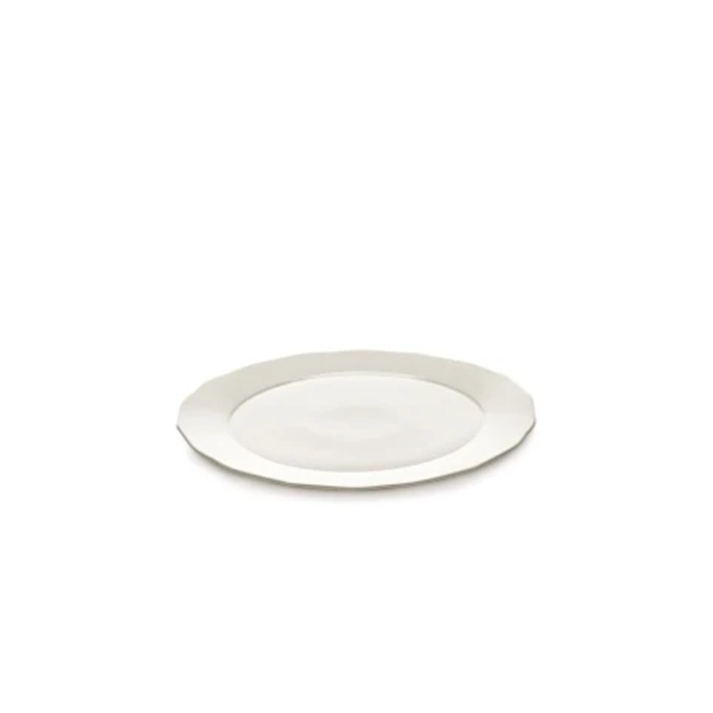PLATE L WHITE SILHOUETTE