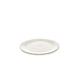 PLATE L WHITE SILHOUETTE