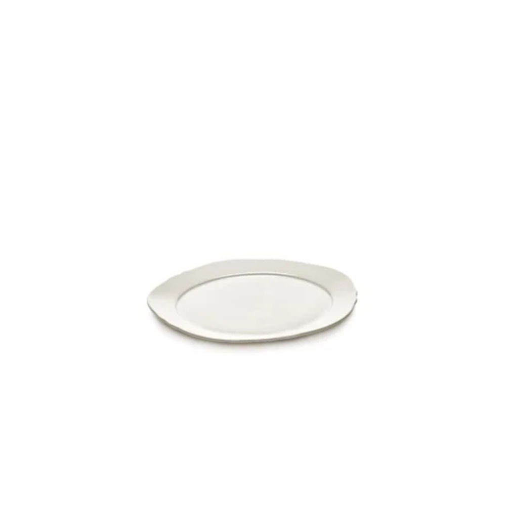 PLATE S WHITE SILHOUETTE
