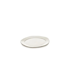 PLATE S WHITE SILHOUETTE