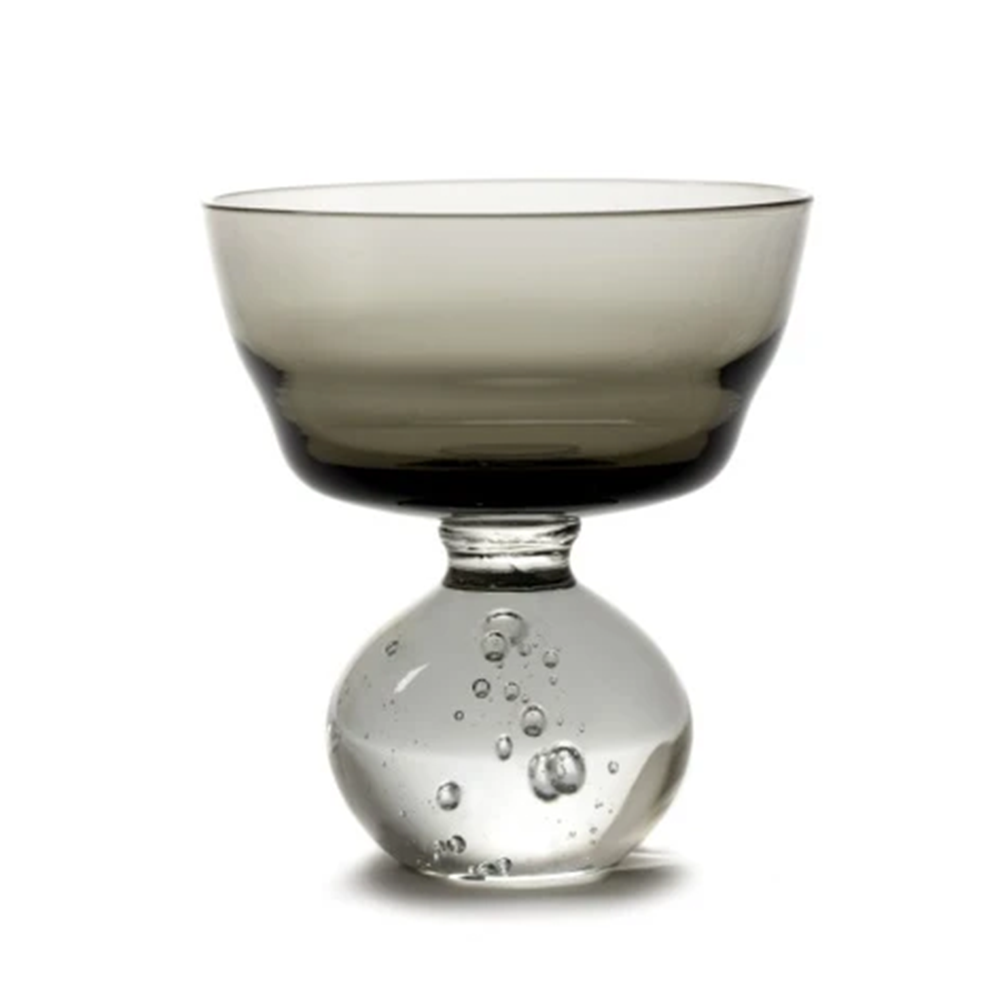 STEM GLASS M SMOKY GREY ETERNAL SNOW