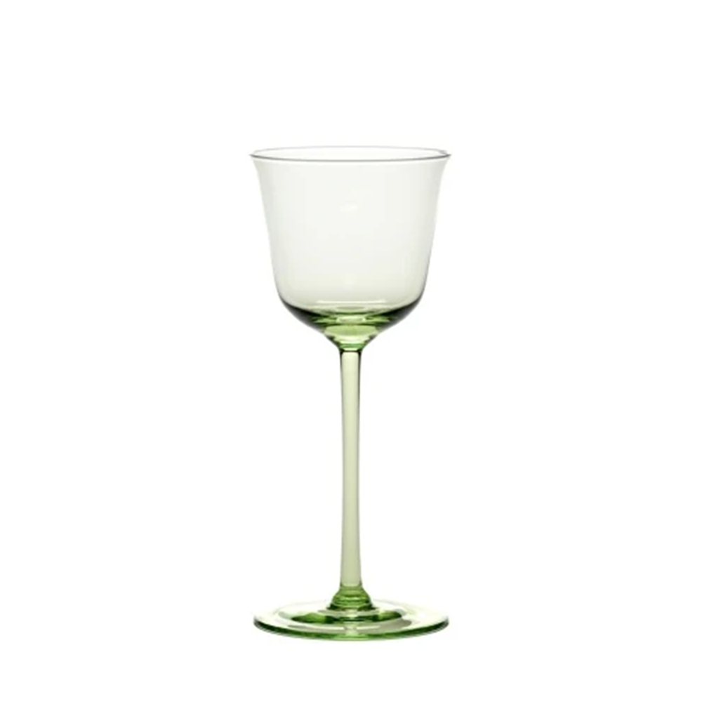WHITE WINE GLASS GREEN GRACE