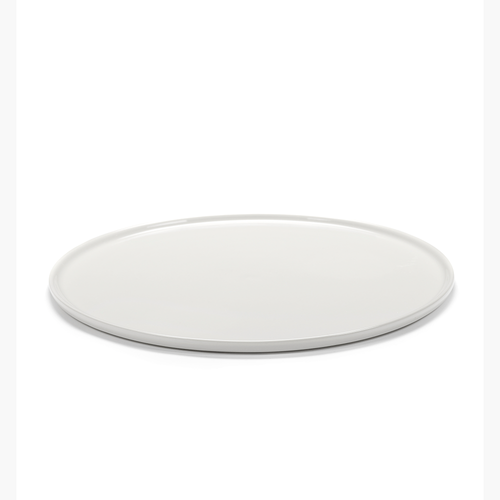 PLATE LOW L IVORY CENA