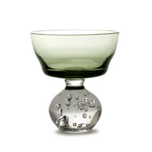 STEM GLASS S GREEN ETERNAL SNOW