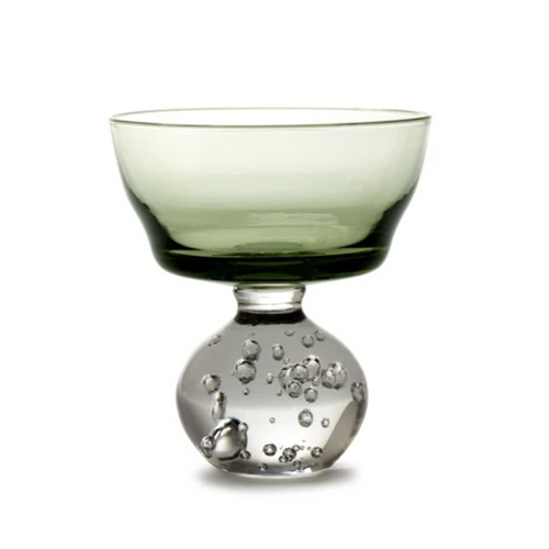 STEM GLASS S GREEN ETERNAL SNOW