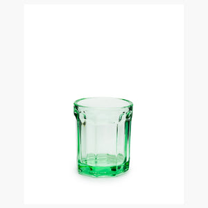 GLASS M GREEN FISH & FISH