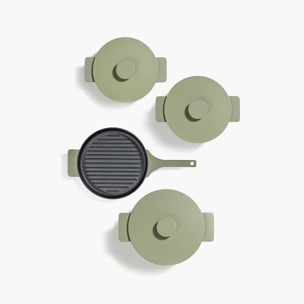 GRILL PAN CAMOGREEN SURFACE