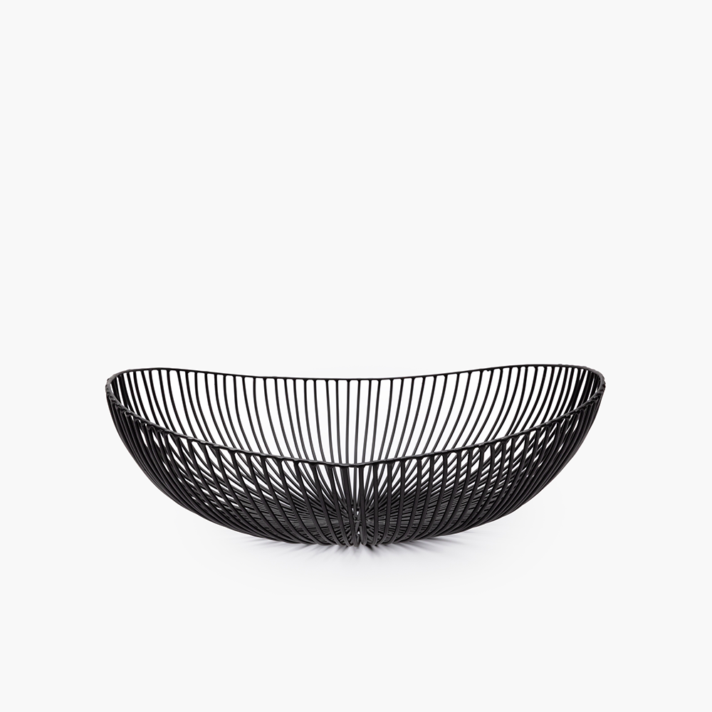 BASKET OVAL BLACK MEO