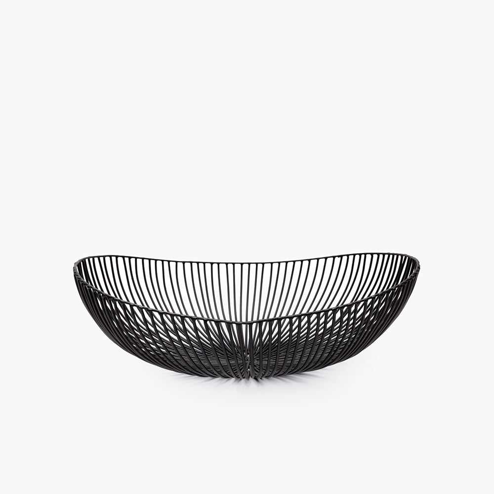 BASKET OVAL BLACK MEO