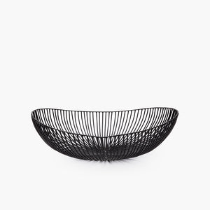 BASKET OVAL BLACK MEO