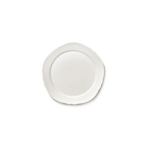 PLATE S WHITE SILHOUETTE