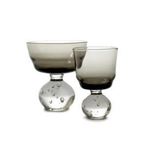 STEM GLASS S SMOKY GREY ETERNAL SNOW