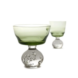 STEM GLASS S GREEN ETERNAL SNOW