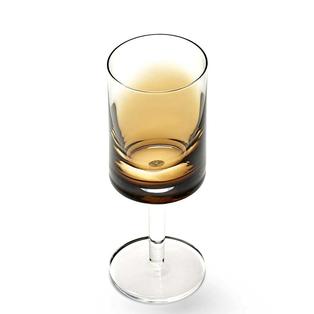 WHITE WINE GLASS AMBER ZUMA