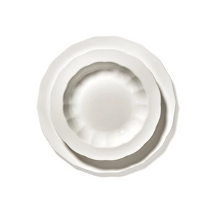 PLATE L WHITE SILHOUETTE