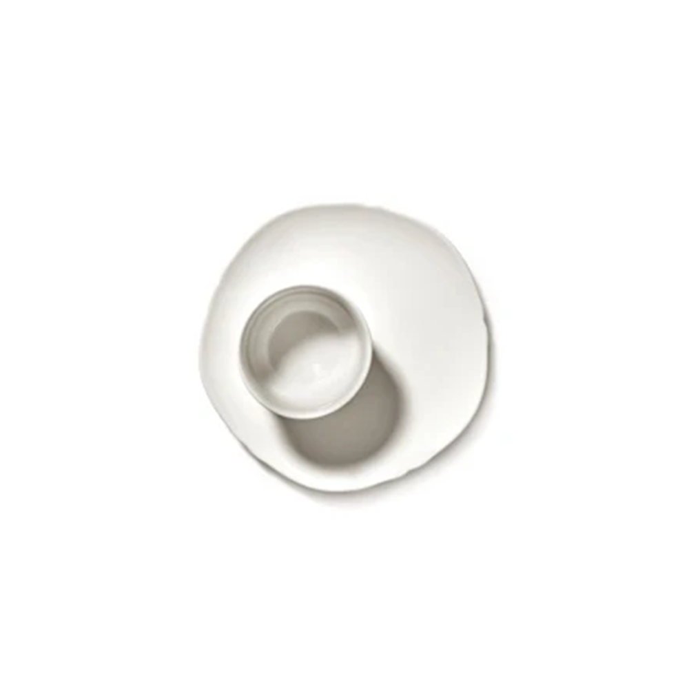PLATE XXS WHITE SILHOUETTE
