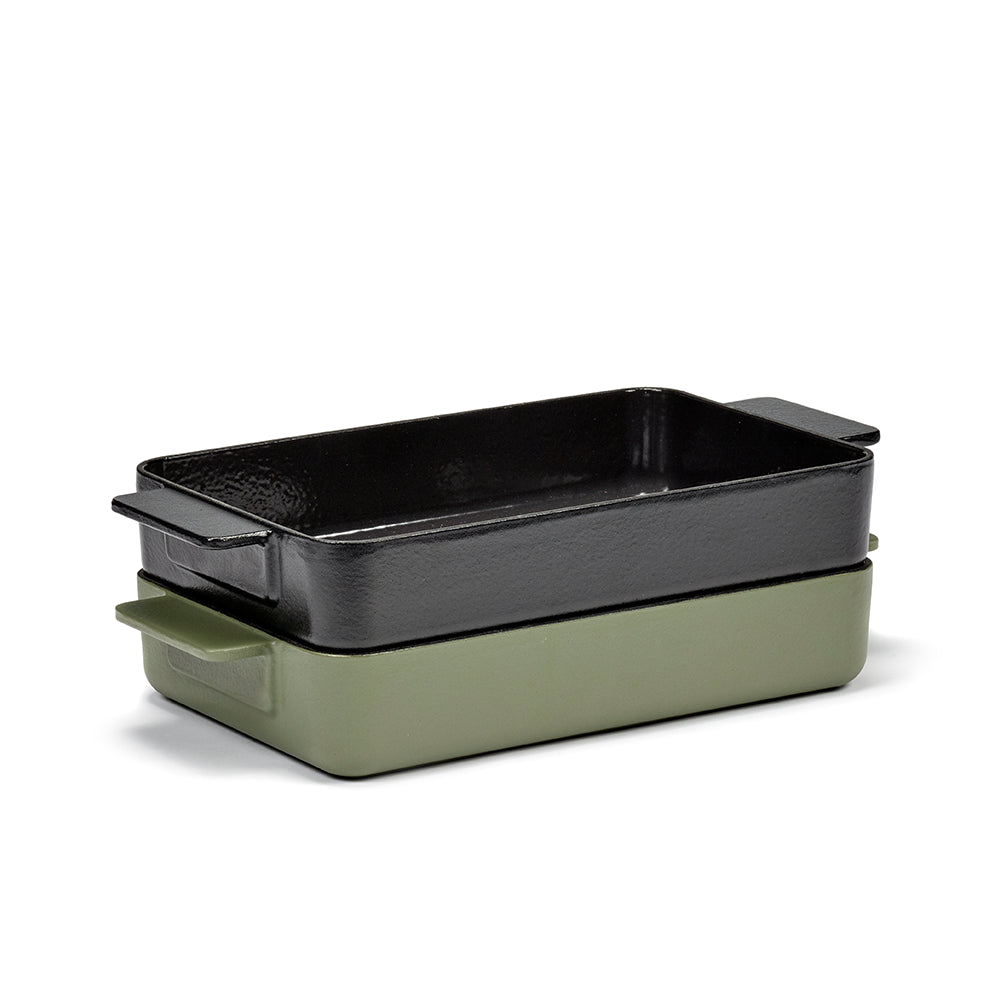 OVEN DISH L BLACK SURFACE