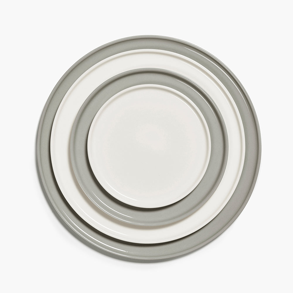 PLATE LOW L IVORY CENA