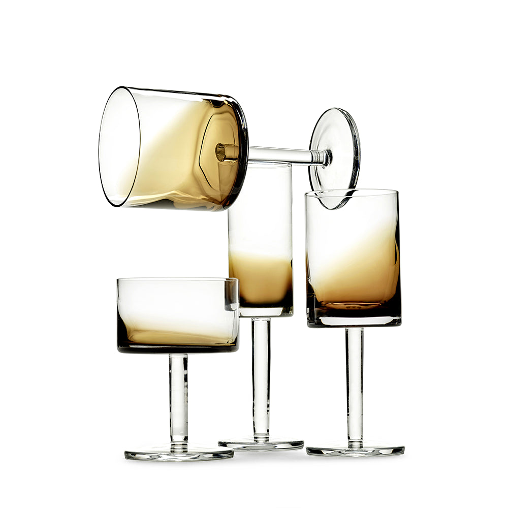 WHITE WINE GLASS AMBER ZUMA