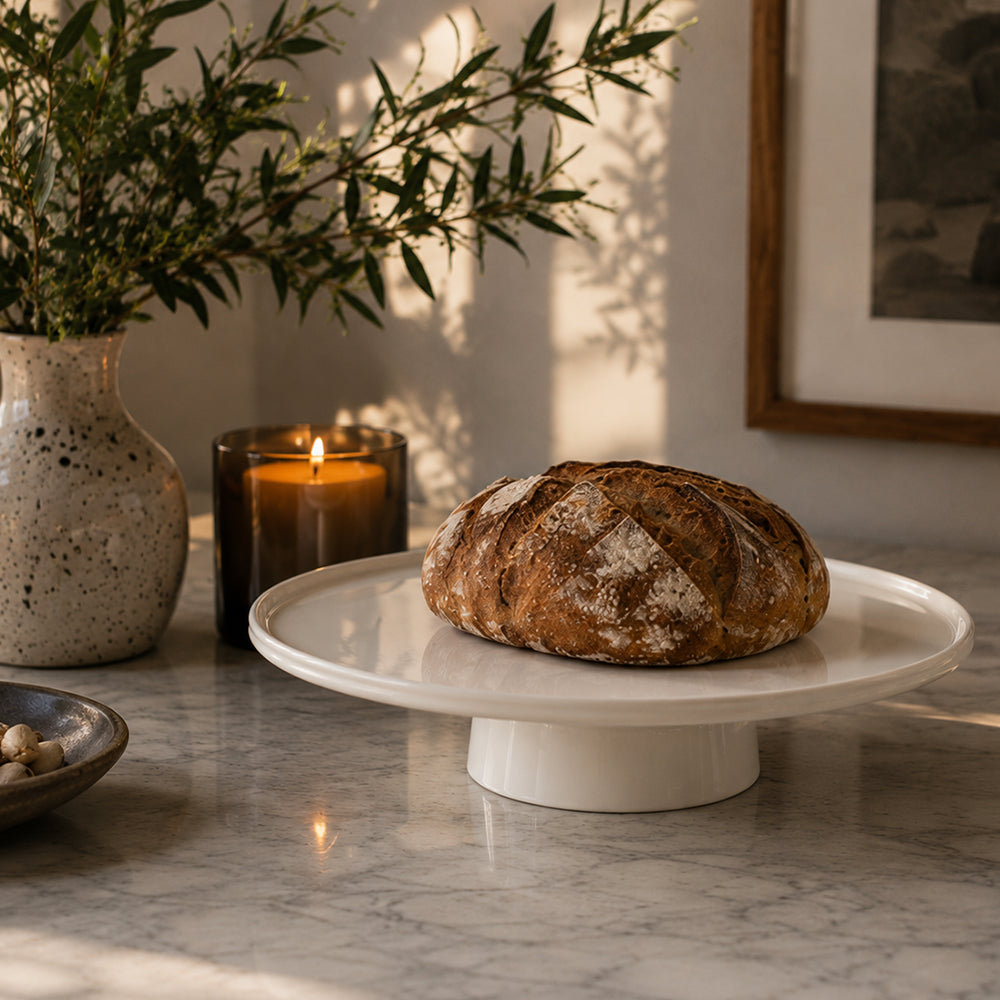 CAKE STAND ALABASTER DUNE