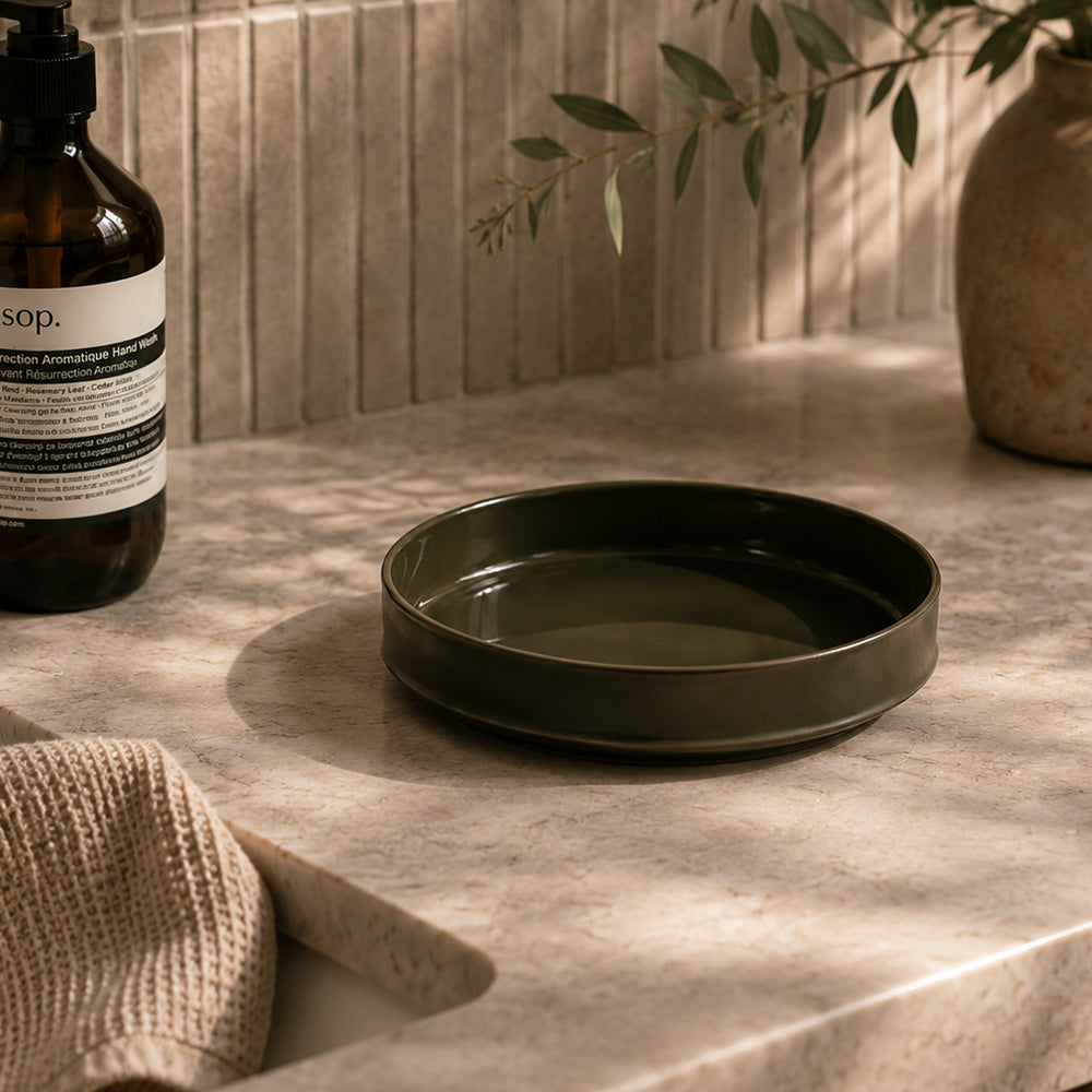 BOWL M SLATE DUNE