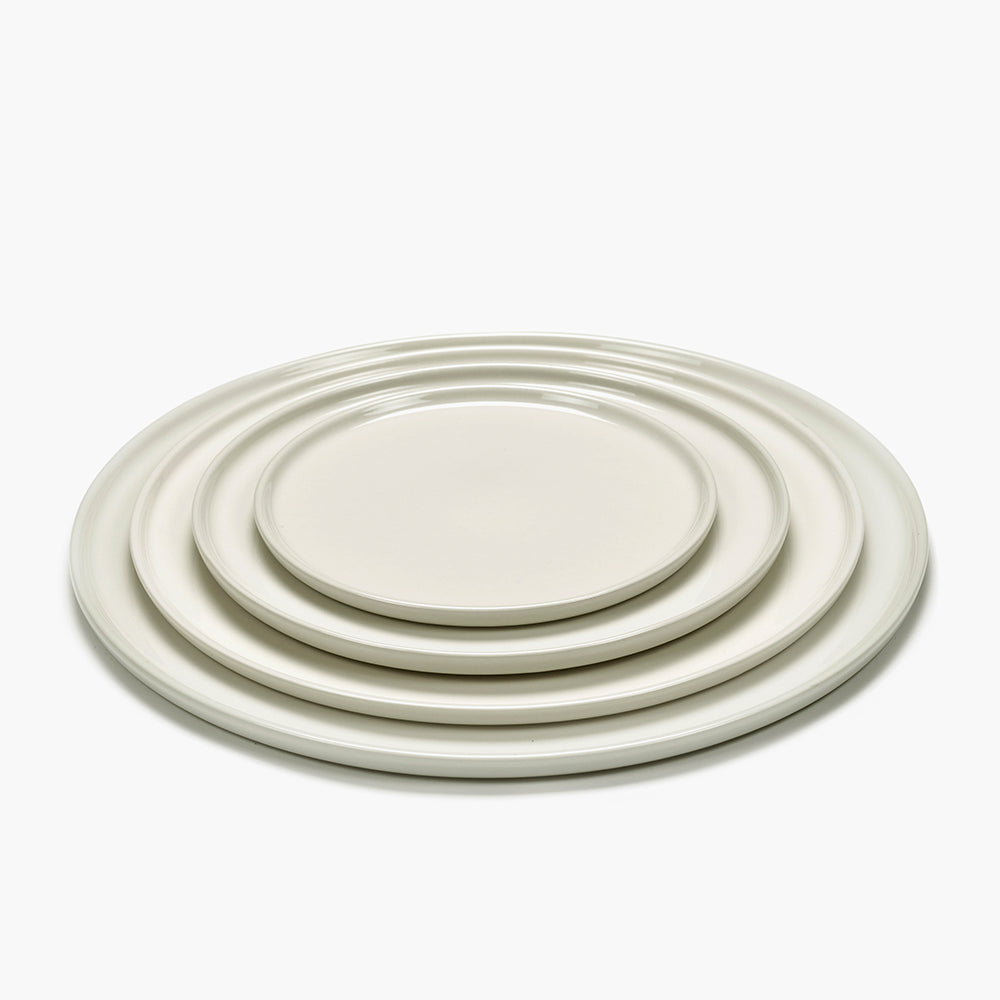 PLATE LOW L IVORY CENA