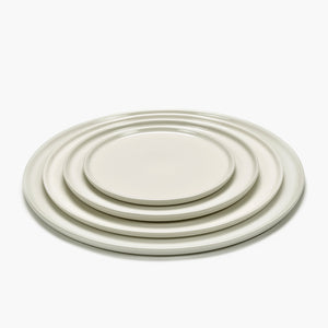 PLATE LOW L IVORY CENA
