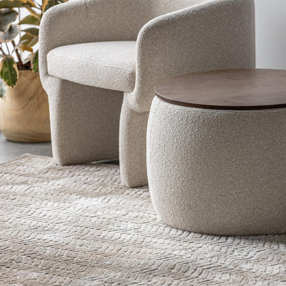 Fleur Chair - Buff