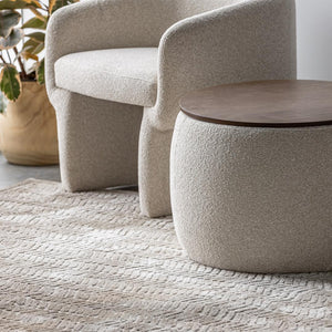 Fleur Chair - Buff