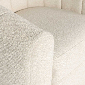 Ava Swivel Chair - Buff