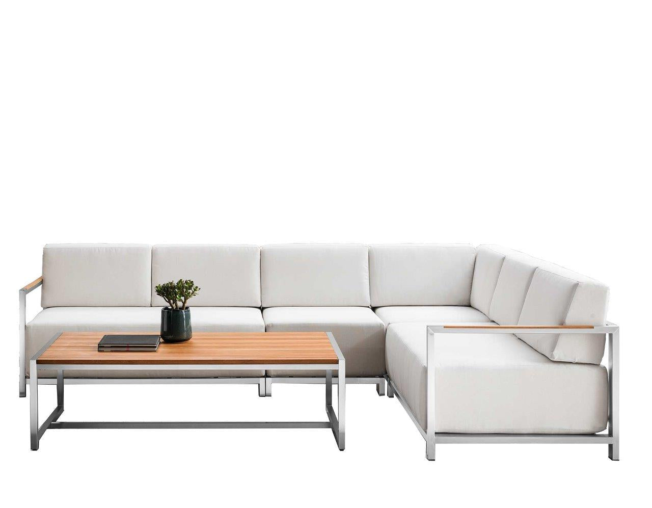Acacia Lux Sectional with Sunbrella® Cushions