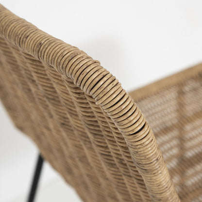 Calabria Stackable Dining Chair - Natural