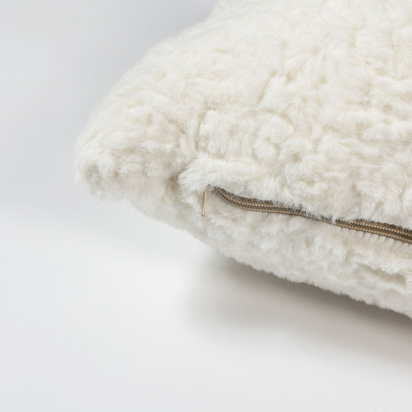 Crush Cushion - Rectangular - Cream