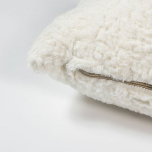Crush Cushion - Rectangular - Cream