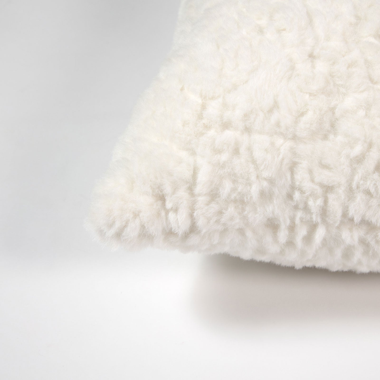 Crush Cushion - Rectangular - Cream
