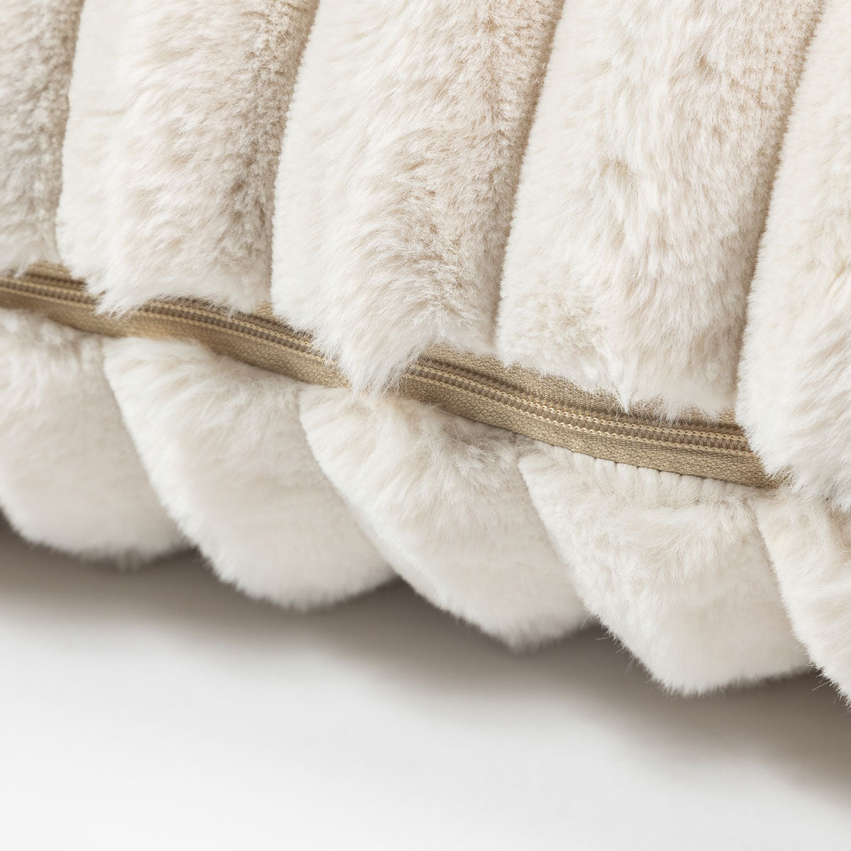Crush Cushion - Square - Cream