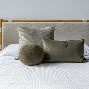 Crush Cushion - Rectangular - Lichen
