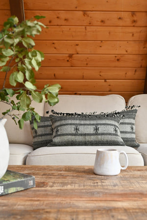 BHUJODI PILLOW COVER - BLACK