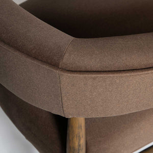 Everest Chair - Dark Base - Velvet Coffee