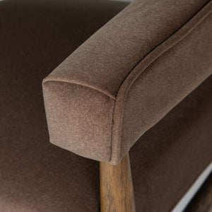 Everest Chair - Dark Base - Velvet Coffee