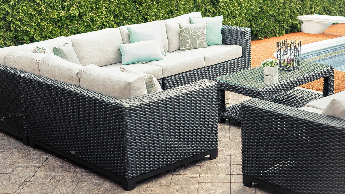 Trillium 6‑Seat Sectional with Sunbrella® Cushions