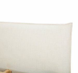 Fable Queen Bed - Ecru