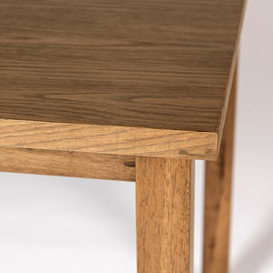 Fawn Extension Dining Table - Smoked Chestnut