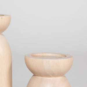 Fawn Pillar Candle Holder (Set of 3)