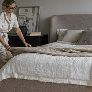 Faye King Storage Bed Short - Perfect Taupe