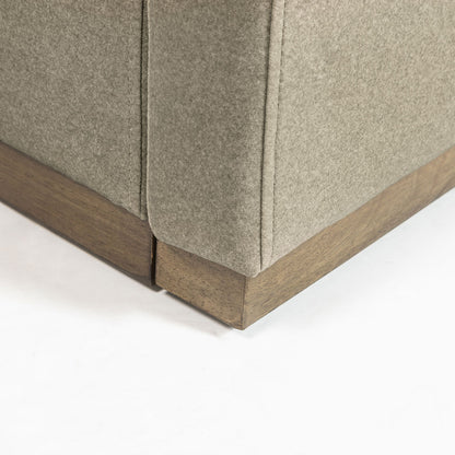 Faye Queen Storage Bed - Velvet Sandstorm