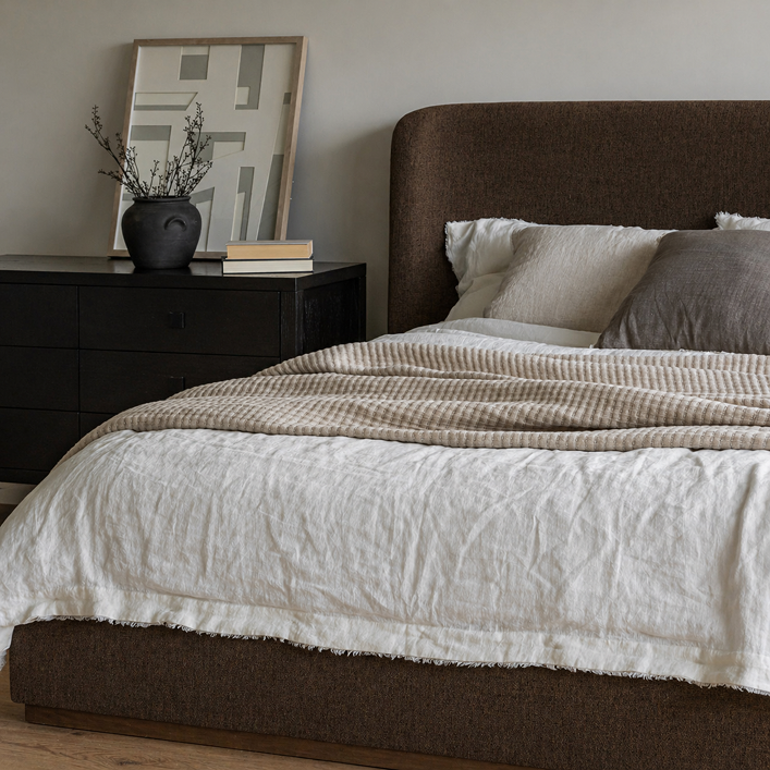 Filly Queen Bed - Velvet Coffee